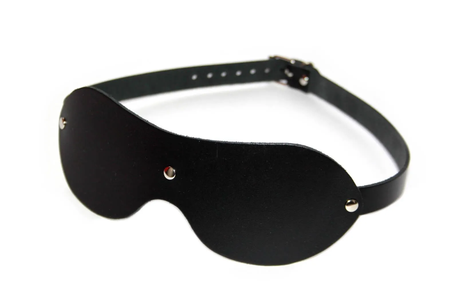 маска pinkrabbit кожаная, черная в 