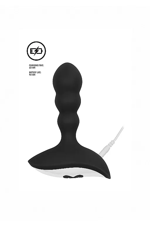 перезаряжаемый массажер простаты с пультом управления no. 78 rechargeable anal stimulator в 