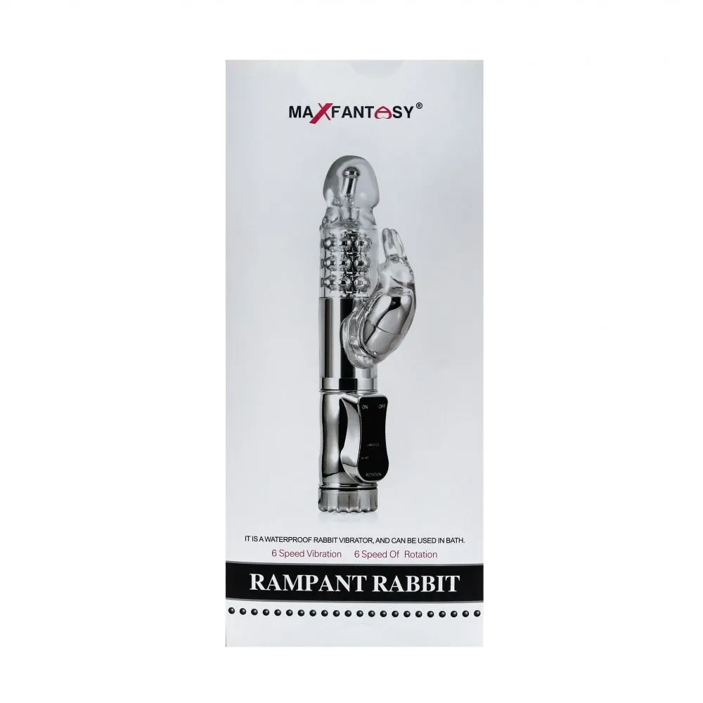 вибратор lovetoy max fantasy rampant rabbit, прозрачный в 