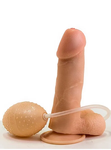 фаллоимитатор - реалистик на присоске с грушей 181700ru в 