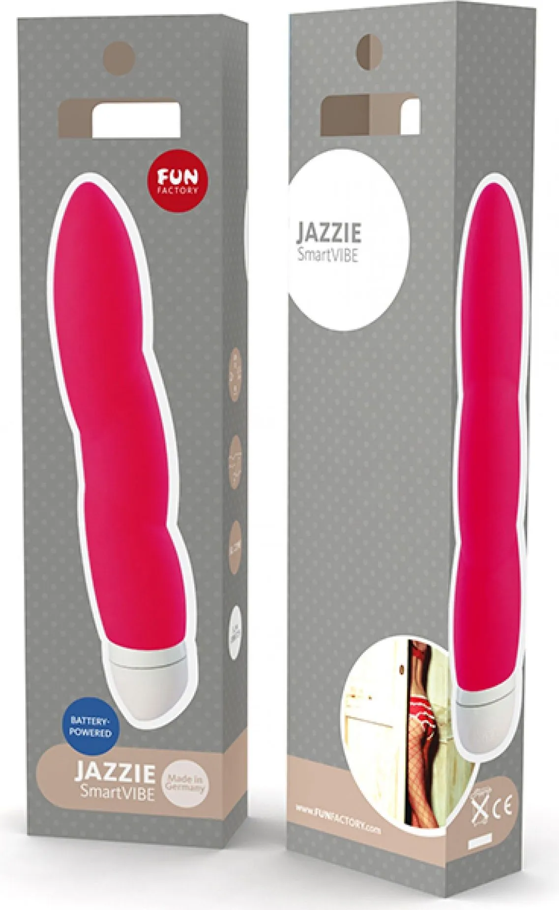 вибратор fun factory jazzie, розовый в 