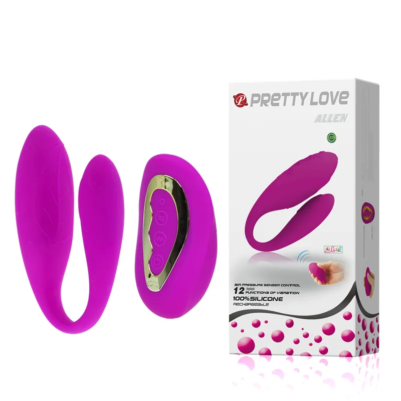 вибратор для двоих  pretty love purple bi-014245 в 