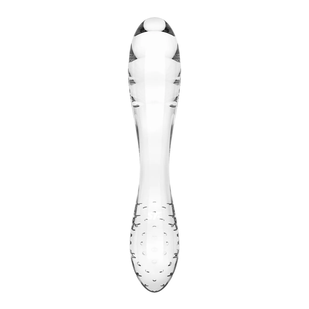 двухсторонний стеклянный стимулятор satisfyer dazzling crystal 1(прозрачный) в 