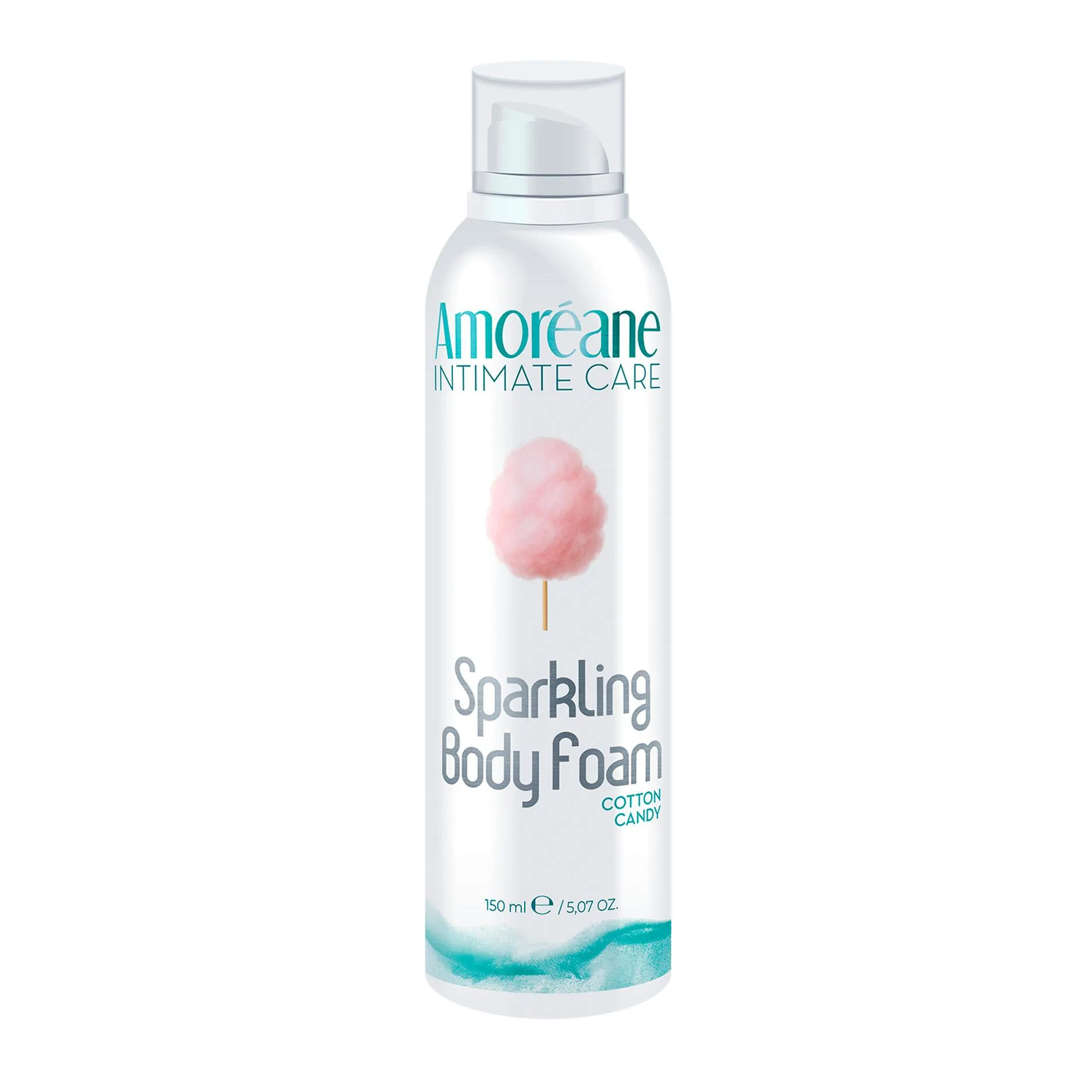 хрустящая пенка для массажа с эффектом вибрации cotton candy 150 ml в 