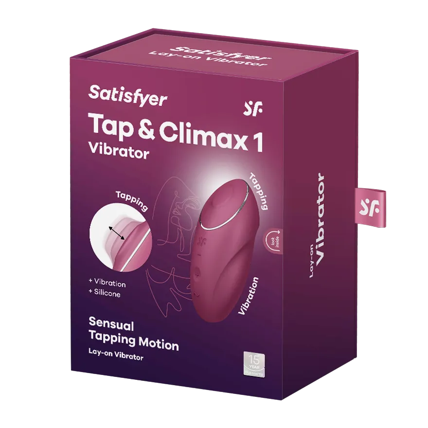 Пульсирующий массажер Satisfyer Tap&Climax 1 red 046006SA
