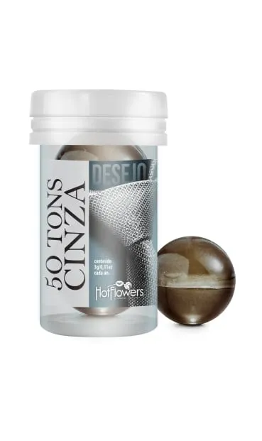 Гель 50 TONS DESIRE на масляной основе в виде 2-х шариков с охлаждающим эффектом.