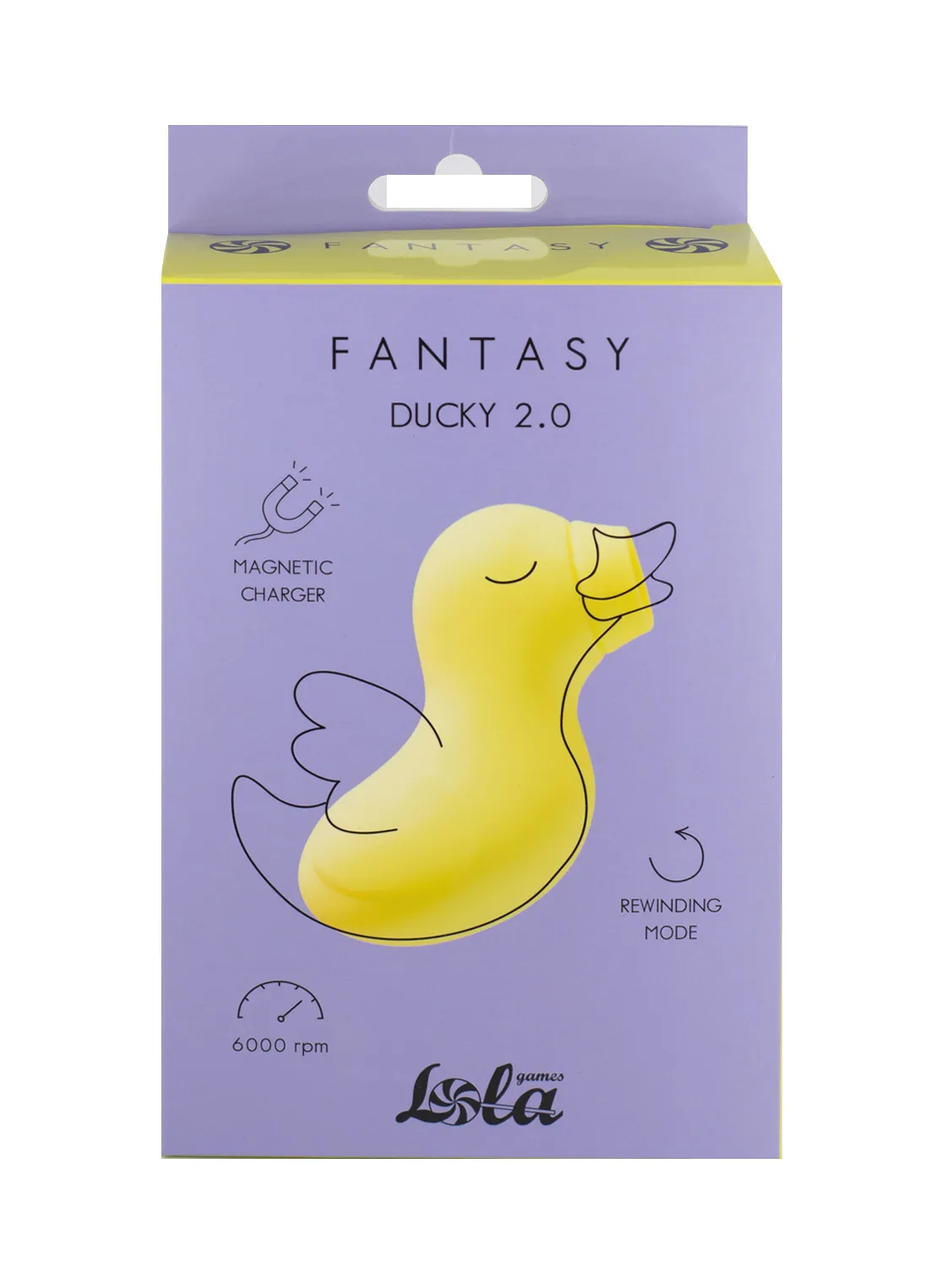 вакуумный стимулятор fantasy ducky 2.0 yellow 7913-01lola в 
