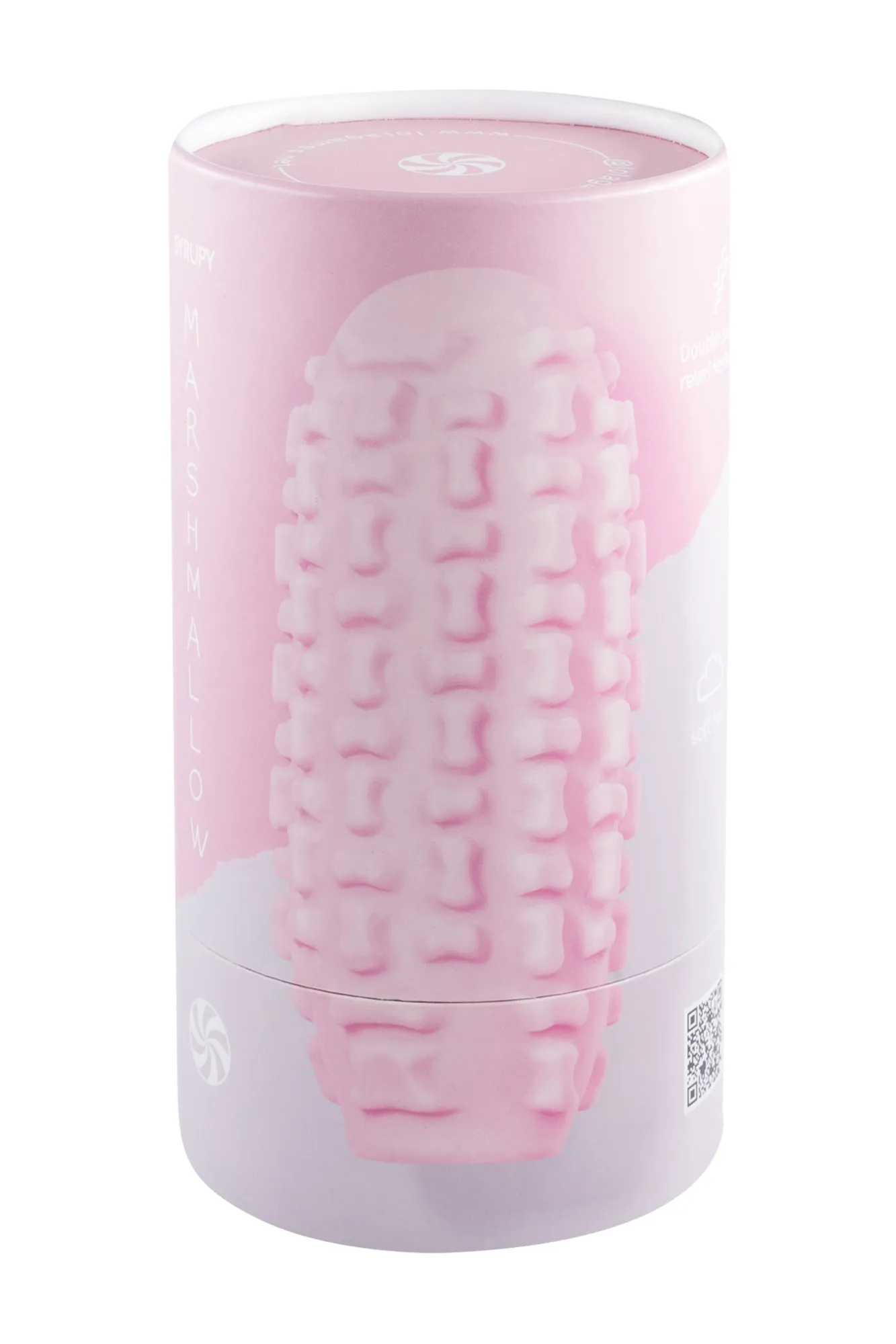 мастурбатор marshmallow maxi syrupy pink 8076-02lola в 