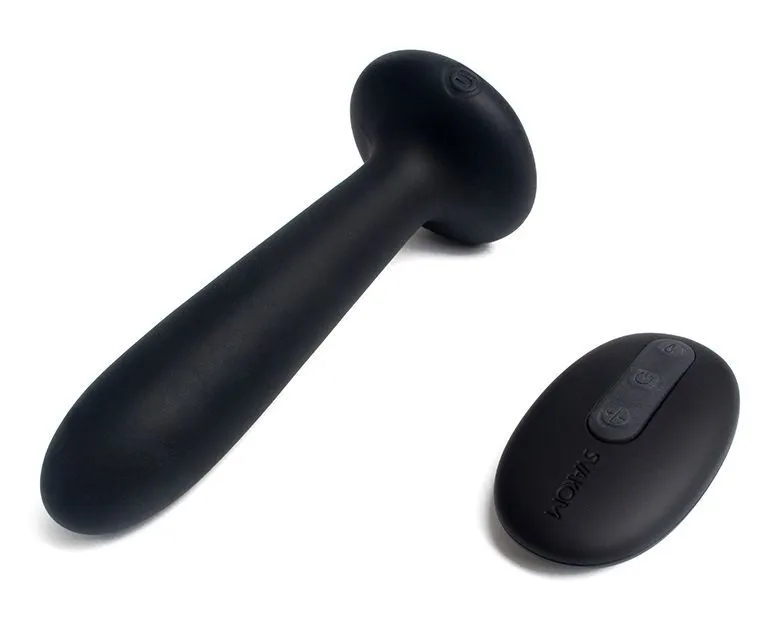 анальная пробка с подогревом svakom primo, чёрный в 