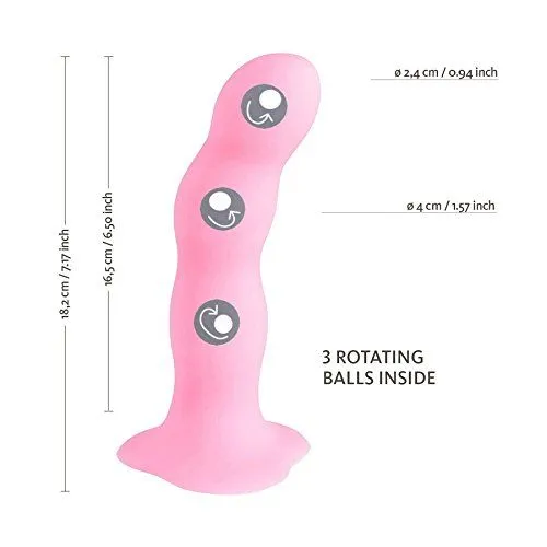 фаллоимитатор fun factory bouncer, розовый в 