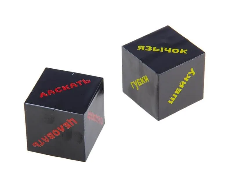 Кубики "Части тела", 2 шт