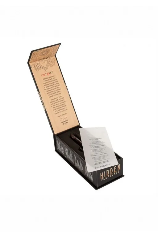 ультратонкий вибромассажер hidden pleasures черный в 