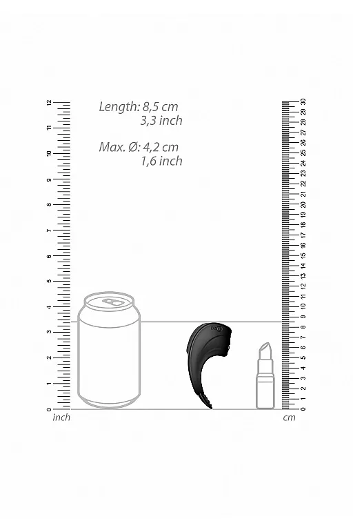эрекционное кольцо с вибрацией и электростимуляцией - c-spot massager в 