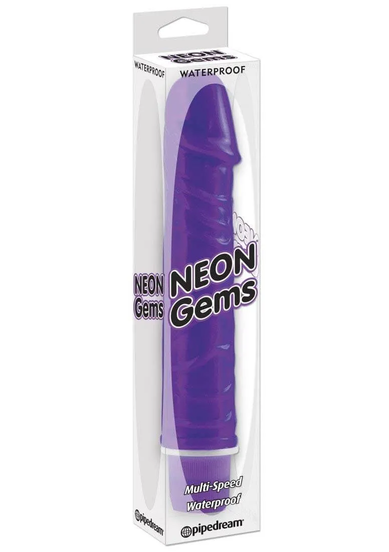 вибратор pipedream neon gems, фиолетовый в 
