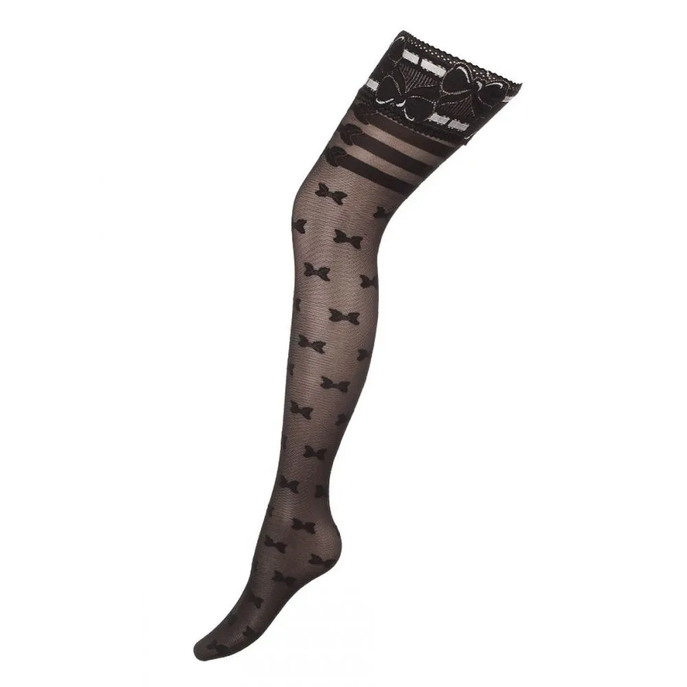 Эротическое чулки женские charmante fata fiori, l-xl в 