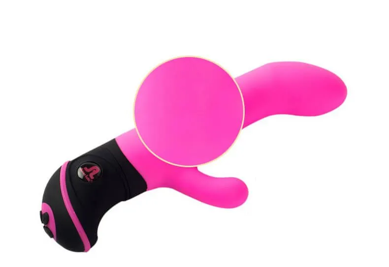 вибратор adrien lastic butch cassidy с насадками, розовый в 