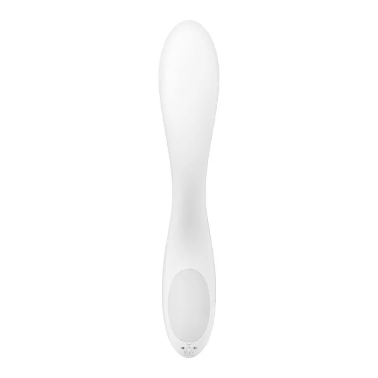 вибромассажер satisfyer rrrolling pleasure с движущимся шариком для стимуляции точки g (белый) в 