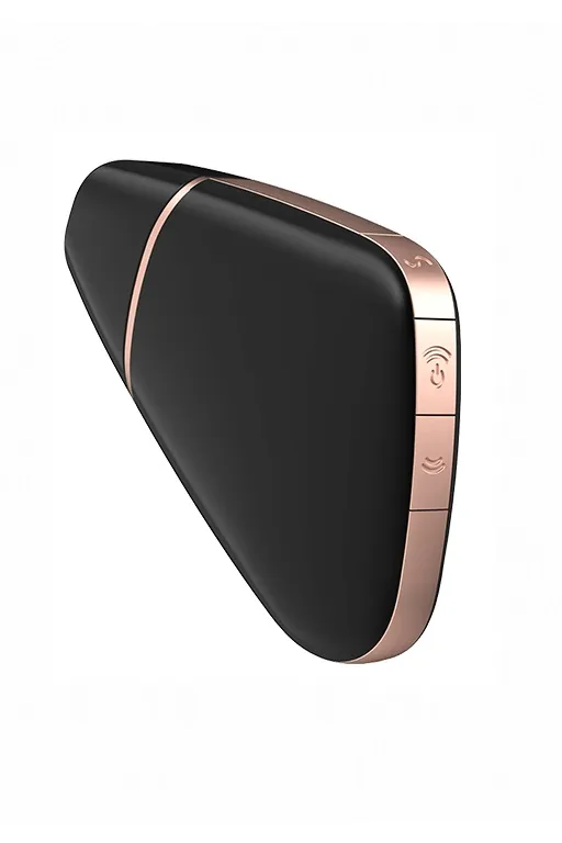 вакуумно-волновой вибростимулятор satisfyer love triangle черный с возможностью управления через приложение в 