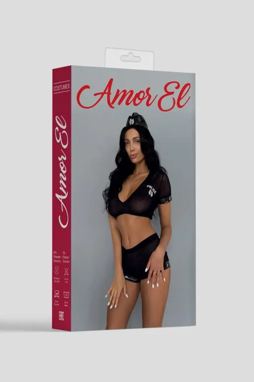 Эротическое эротический игровой костюм "полицейский" s-m в 