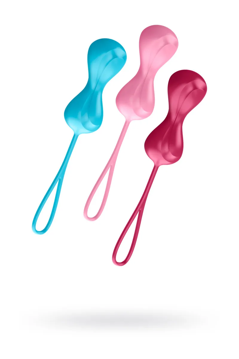 вагинальные шарики satisfyer balls c02 double 3 шт 016495sa в 