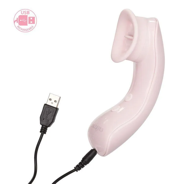 cтимулятор california exotic novelties flickering intimate arouser, розовый в 