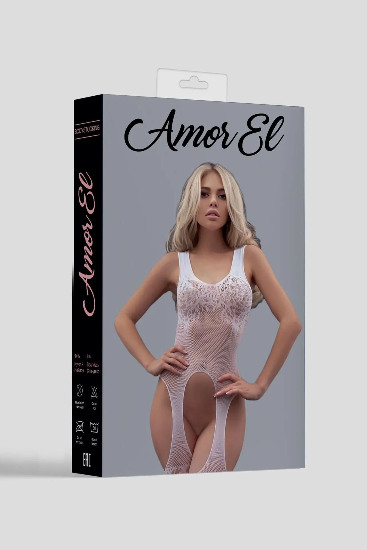 Эротическое кетсьюит (боди-комбинезон) blanca s/l белый в 