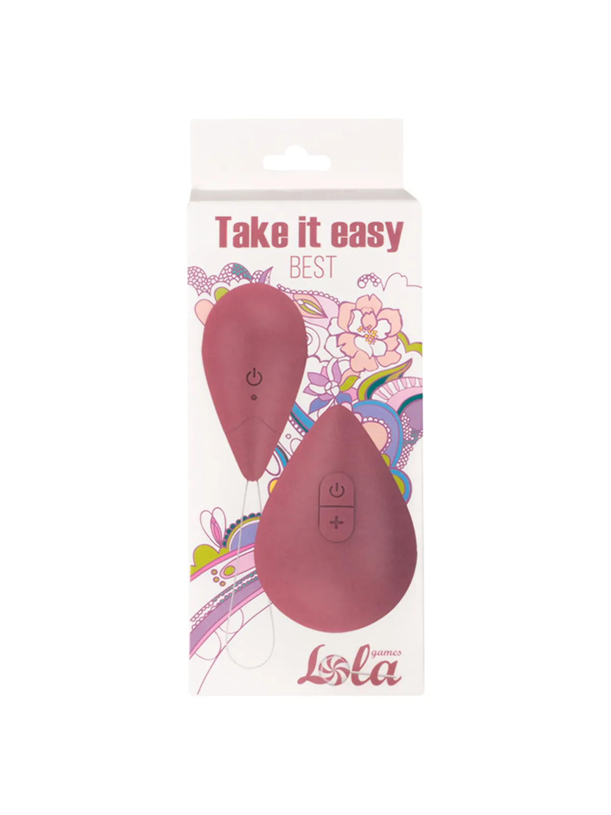 виброяйцо с пультом управления take it easy best pink 9021-02lola в 