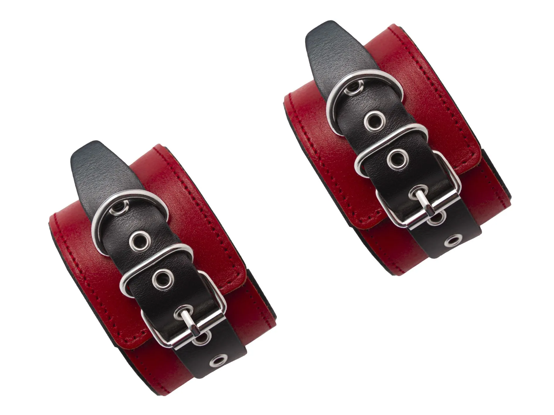 поножи декоративные pinkrabbit на мягкой подкладке, красные в 