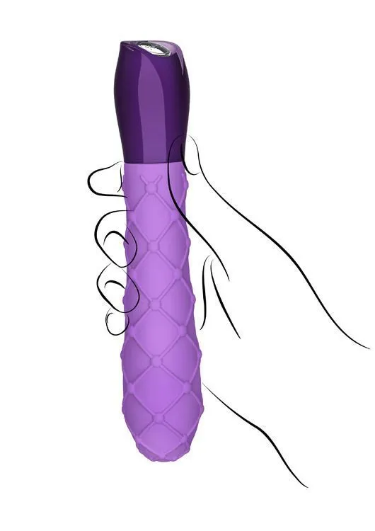 вибратор california exotic novelties key ceres lace, сиреневый в 
