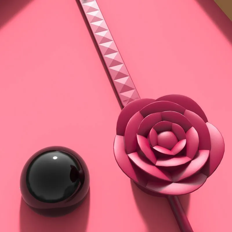 вибромассажёр s-hande blazing rose, кляп с вибрацией, розовый в 