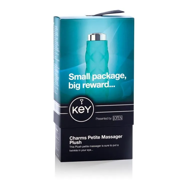 вибратор california exotic novelties key by jopen charms plush, голубой в 