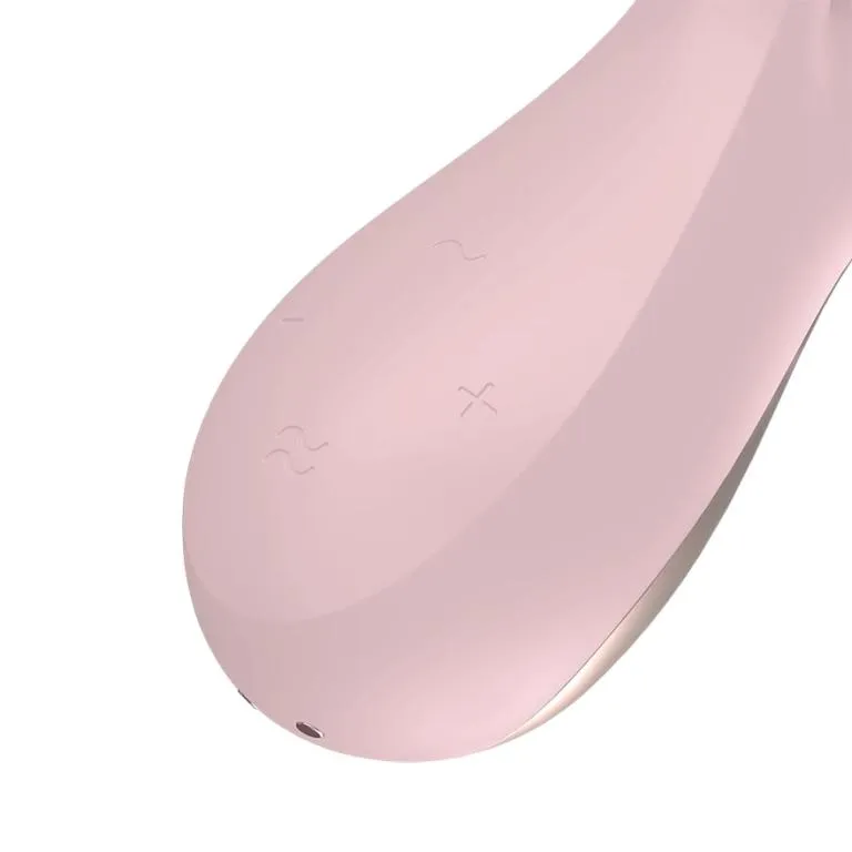 вибромассажер satisfyer mono flex с возможностью управления через приложение - розовый в 
