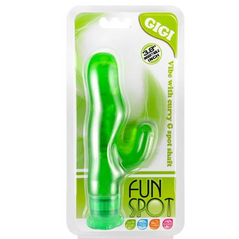 вибратор lovetoy fun spot gigi, зеленый в 