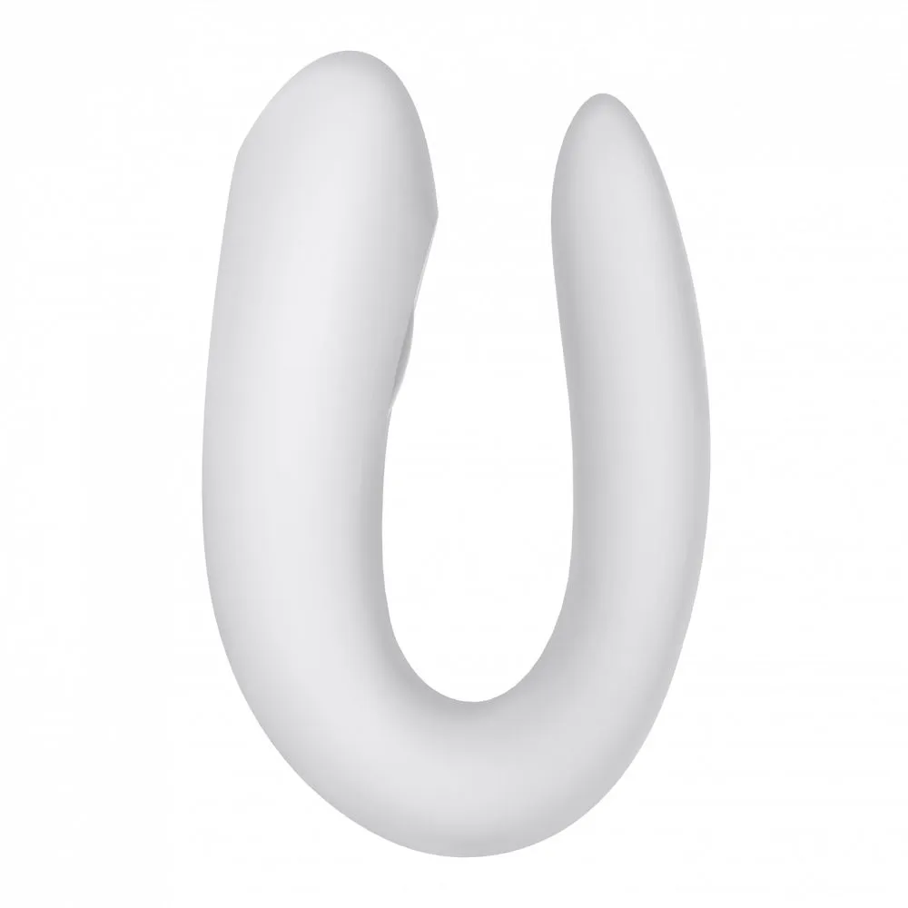 универсальный массажер для пар satisfyer double joy белый в 