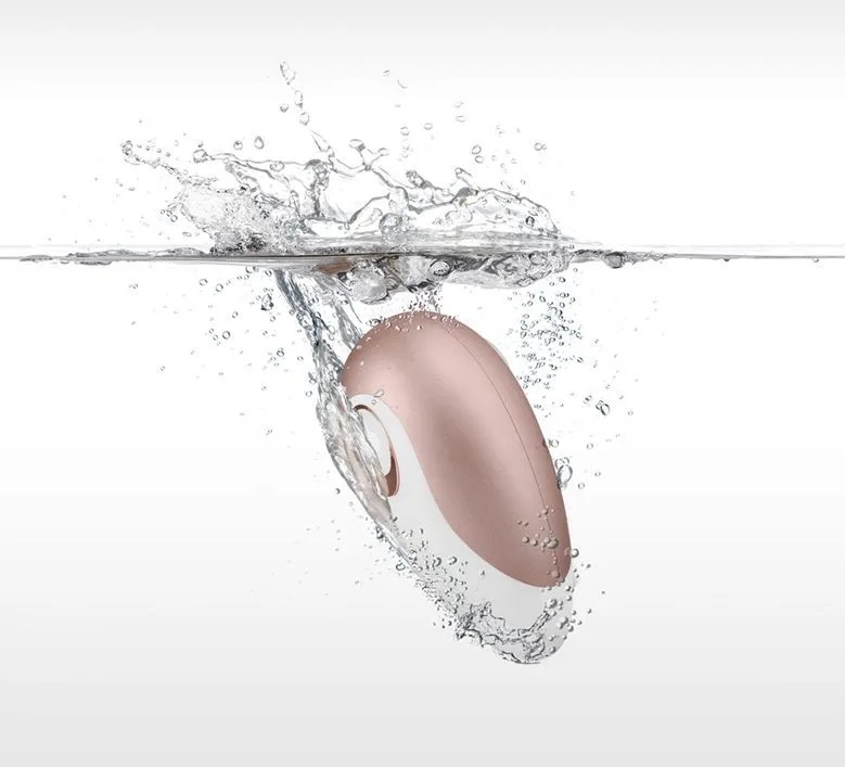 клиторальный стимулятор satisfyer pro deluxe ng, золотисто-белый в 