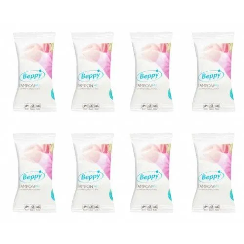 тампон beppy wet с лактогелем, 8 шт в 