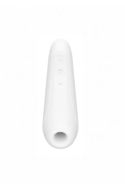 вакуумный массажер с вибрацией satisfyer curvy 1 plus white 001845sa в 