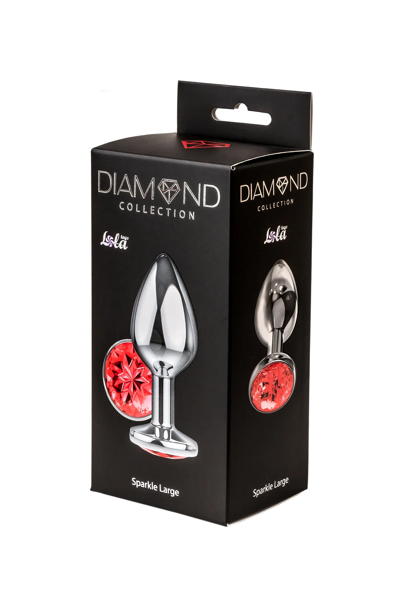 анальная пробка diamond red sparkle large 4010-06lola в 