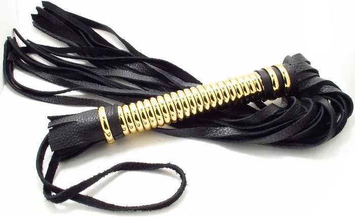 плетка  из натуральной кожи золото 54011ars в 