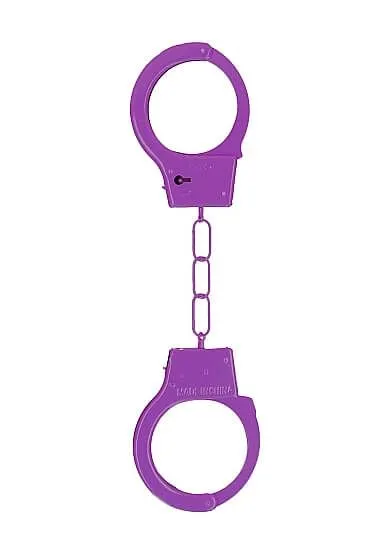 Наручники декоративные Shots Media Metal Handcuffs, фиолетовые