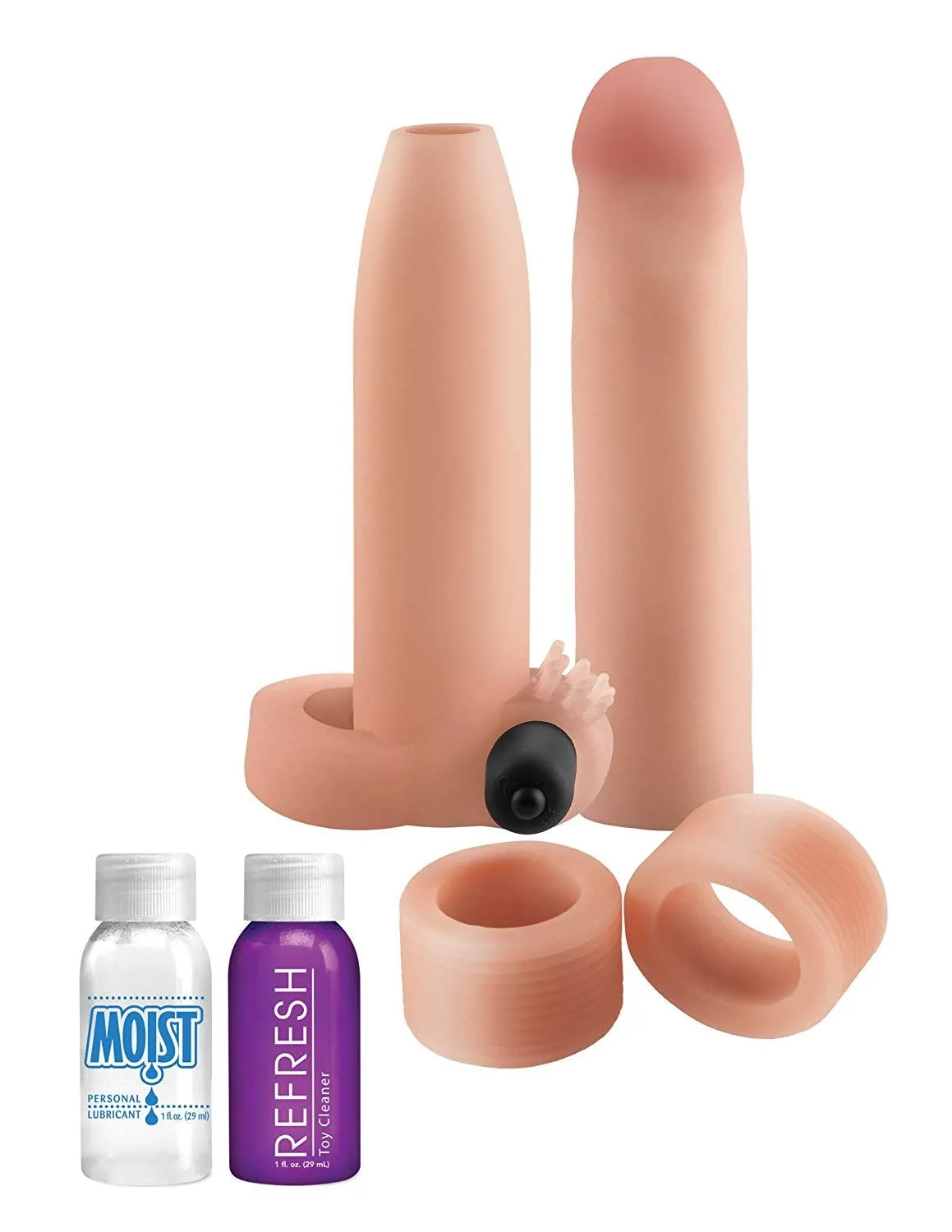 Набор насадок на член Pipedream Ultimate Enhancement Kit, с вибрацией