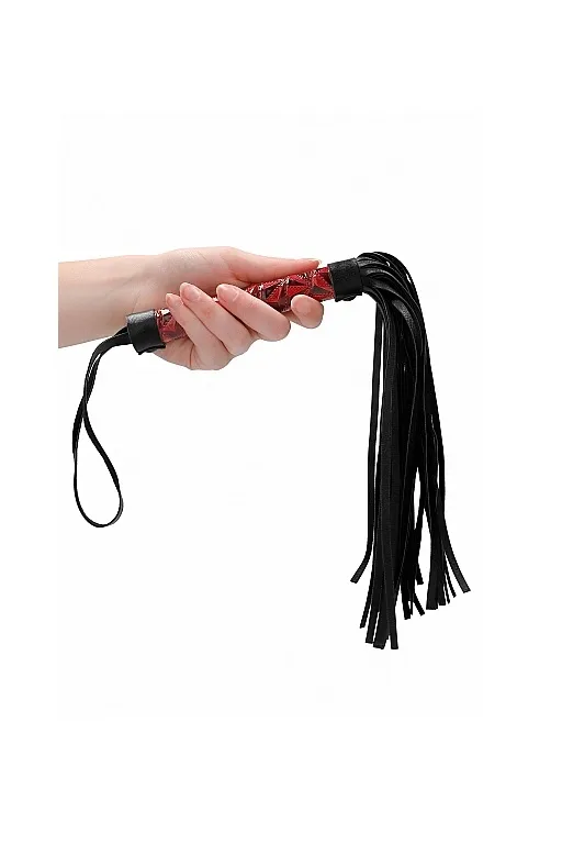 многохвостая гладкая плеть (флогер) luxury whip в 