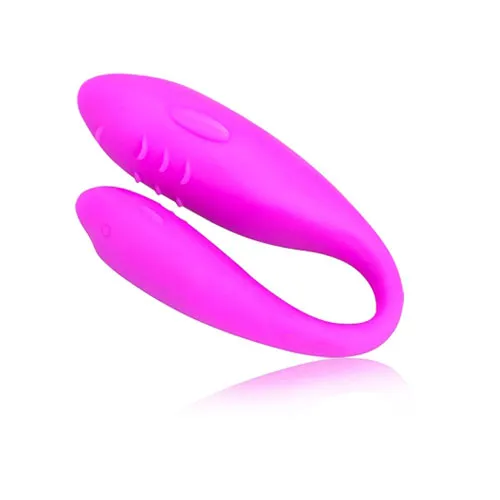 вибратор для двоих pretty love pleasure double dolphin bi-014148 в 