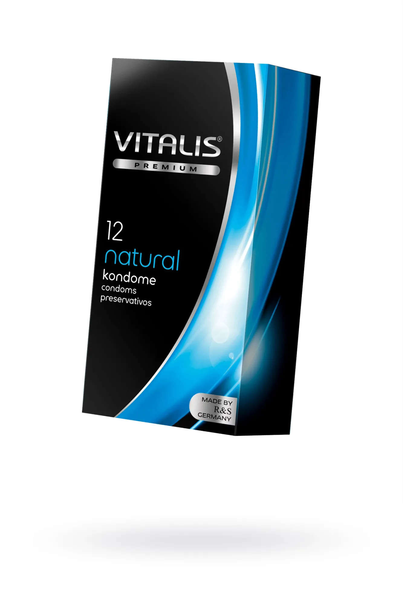 презервативы vitalis, premium, классические, 18 см, 5,3 см, 12 шт. в 