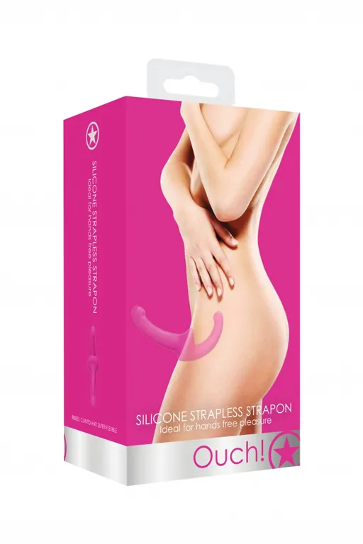 Безремневой страпон Silicone Strapless Strapon