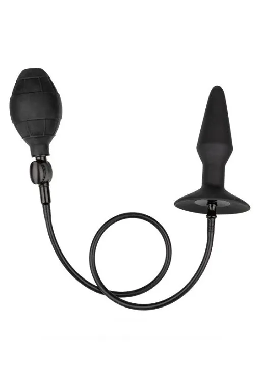 расширяющаяся анальная пробка с отсоединяющимся шлангом silicone inflatable plug (medium) в 