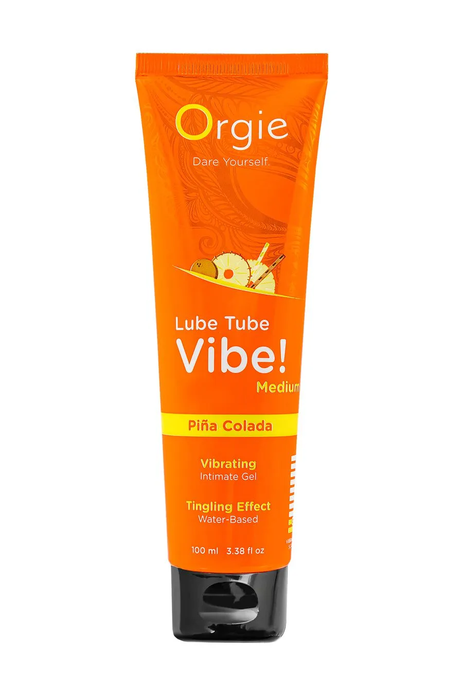 интимный гель с эффектом вибрации orgie vibe! medium - piña colada, на водной основе, 100мл в 