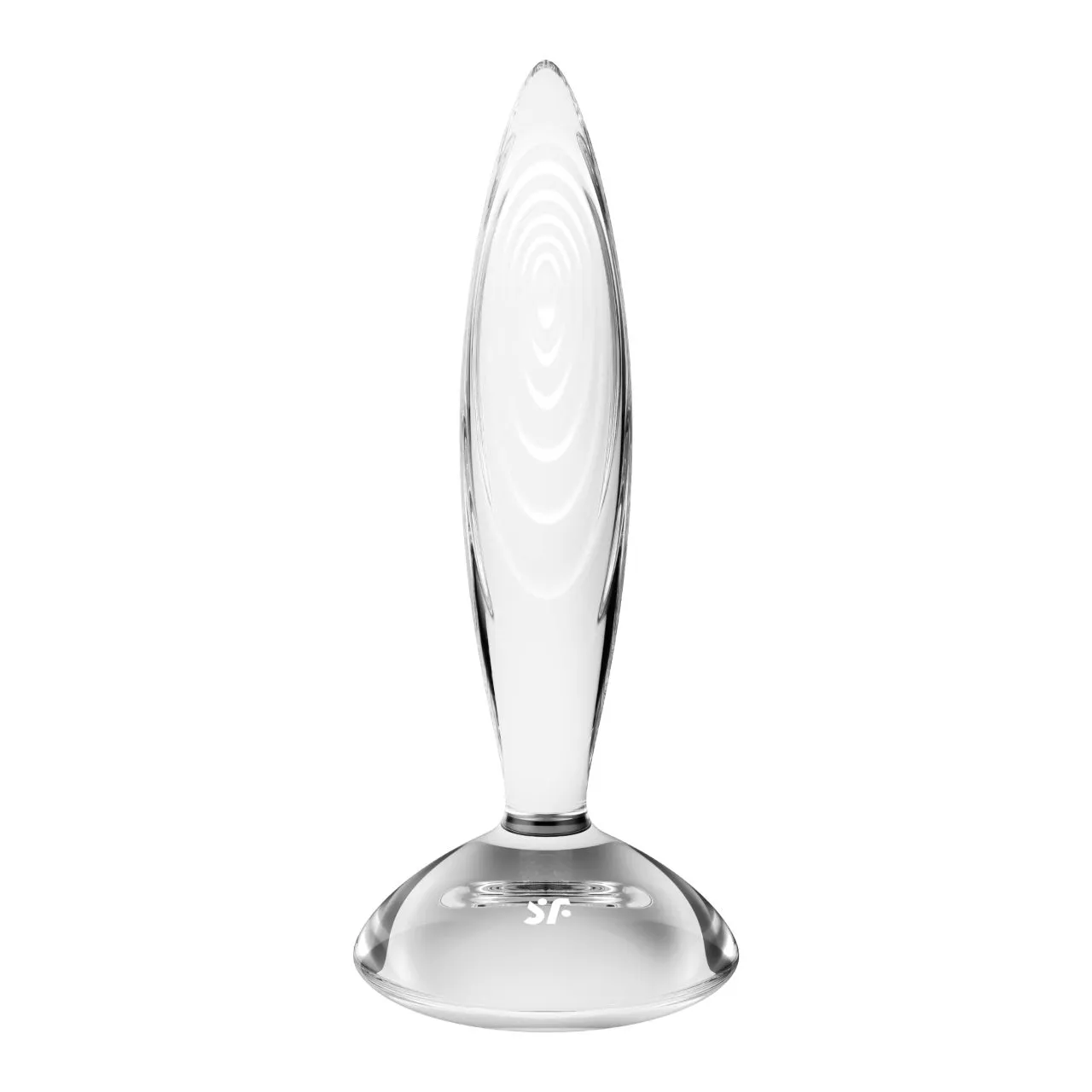 стеклянный фаллоимитатор satisfyer sparkling crystal (прозрачный) в 