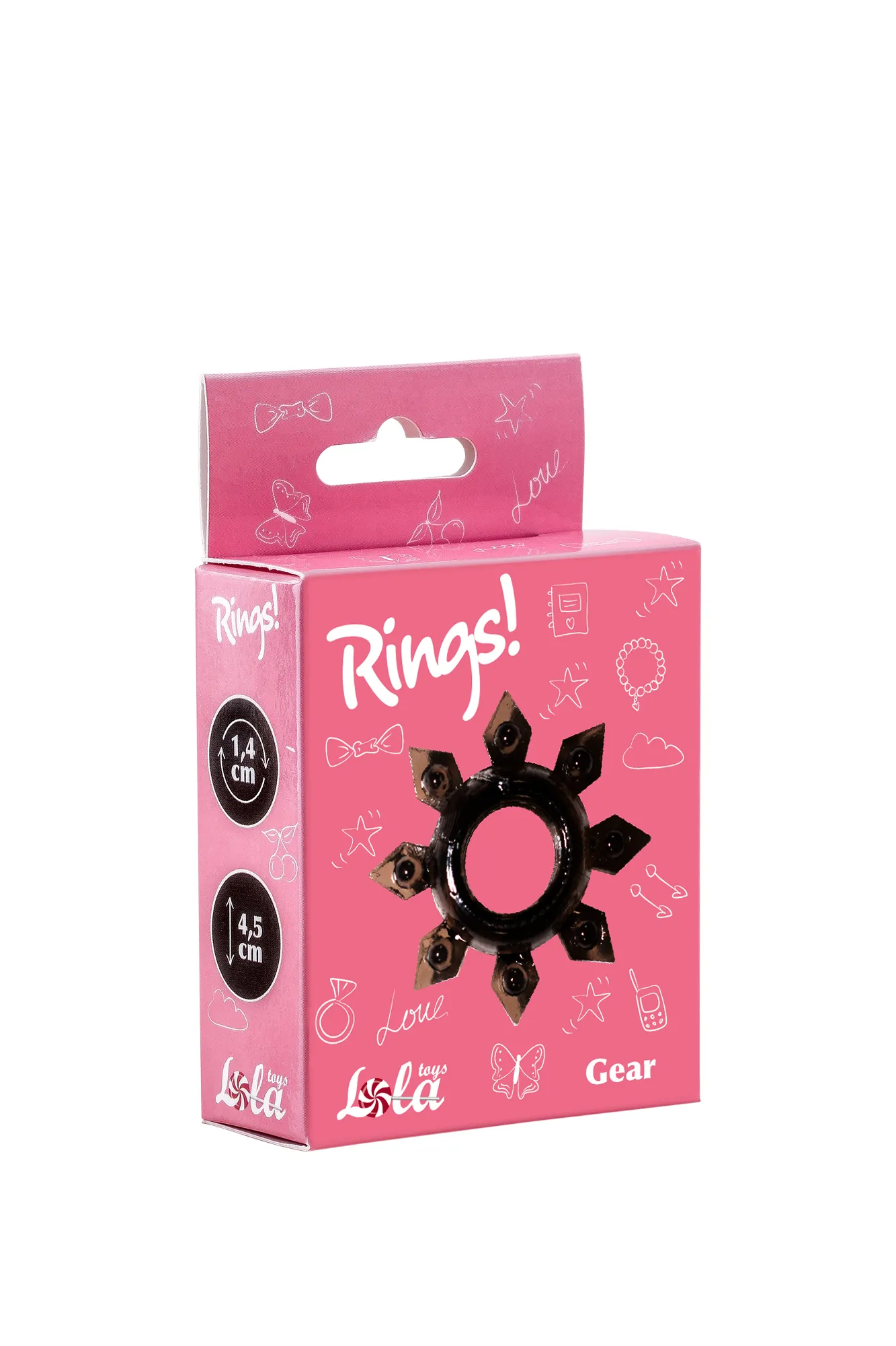 эрекционное кольцо rings gear black 0112-21lola в 