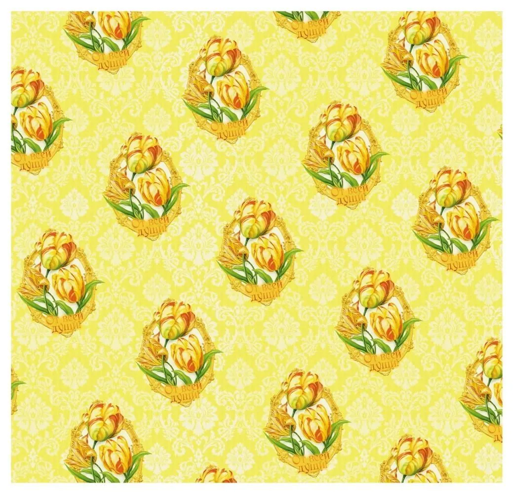 набор для упаковки подарка сима ленд роскошный тюльпан, с аромабумагой в 